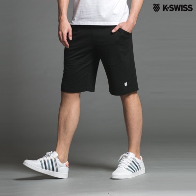 K-Swiss Sweat Shorts W/rf PT運動短褲-男-黑