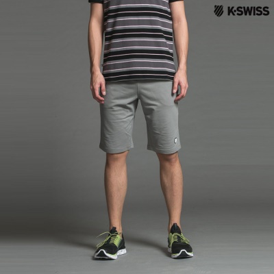 K-Swiss Sweat Shorts W/rf PT運動短褲-男-灰