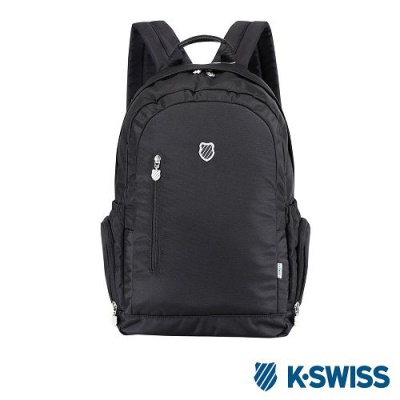 K-Swiss CS BS Backpack休閒後背包-黑