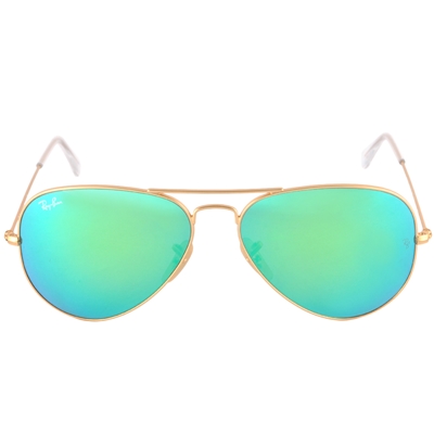 【Ray-Ban雷朋】3025-112/19-62飛官款太陽眼鏡-大版(水銀綠)