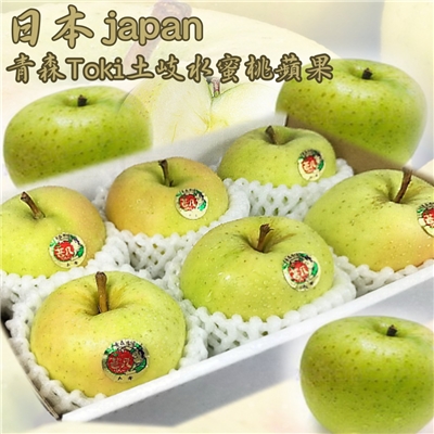 坤田水果 日本青森Toki土岐水蜜桃蘋果(6箱)單箱2斤6顆