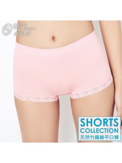 蒂巴蕾-Shorts collection 竹纖維蕾絲中腰褲
